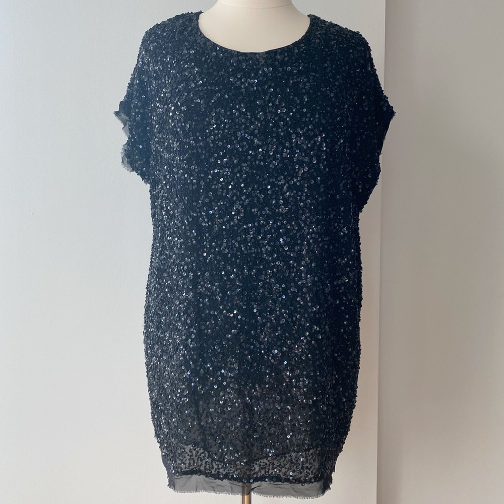 Armani Collezioni sequin top